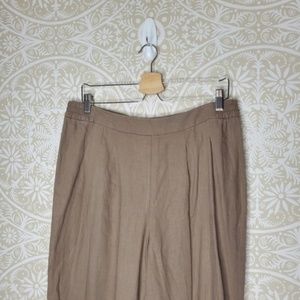 SALE >> Soft Surroundings Linen Khaki Pants TL